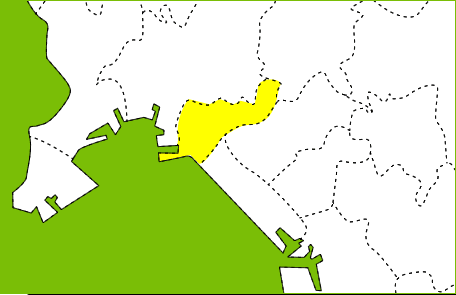 習志野市の地図